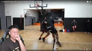 SOMEONE IS STRONGER THAN CASH HAHA! REACTING TO BIG BABY DAVIS VS CASH IN 1V1 BASKETBALL!