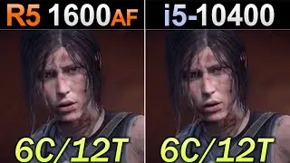 Ryzen 5 1600 AF Vs. i5-10400 | New Games Benchmarks