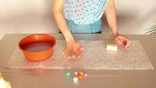 Wet Felting Tutorial - How To Wet Felt A Ball Necklace