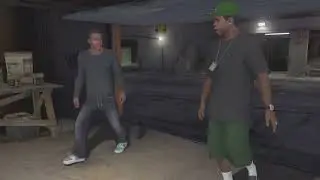 GTA 5(4K 60FPS PS5) - Franklin and Lamar Steal the bike mission