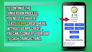 HOW TO CONVERT GBP TO CASH?
