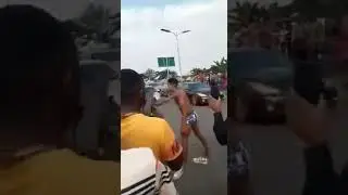 Yahoo boy ran mad at IMO State university Owerri. Say no to money ritual