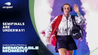 Aryna Sabalenka vs. Jessica Pegula Walk-On and Interviews | 2025 US Open Semifinal