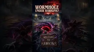 Is there a Wormhole under Hawkins? #strangerthings #strangerthingsseason5 #youtubeshorts #netflix