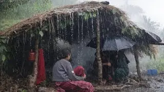 The Best Himalyan Nepali Mountain Village Life Heavy Rainy Day | Naturally Life Dacumentary Video |
