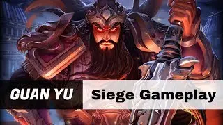SMITE Guan Yu Siege Gameplay (Season 5 on PS4)