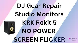 Ремонт DJ-оборудования. Ремонт платы KRK Rokit 5 Amp &mdash; нет питания или мерцает экран. Ремонт за 5...