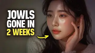 How To Fix Sagging Jowls At Home - Korean Hidden Lifting Technique