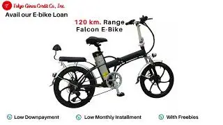 120Km Range Foldable E-bike available on INSTALLMENT with LOW DOWNPAYMENT