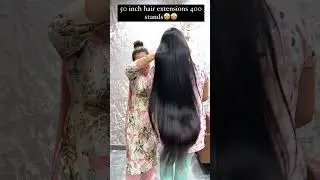 50 inch hair extensions #hairextensions #permanent #haircolor 📱9899130018,7838480808