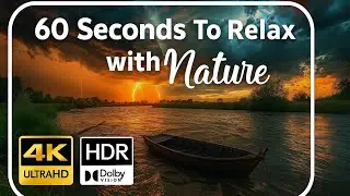🕐60 Second To Relax with Nature || 4K Ultra HD || Relaxing 😌 Music || no copyright music #nature 