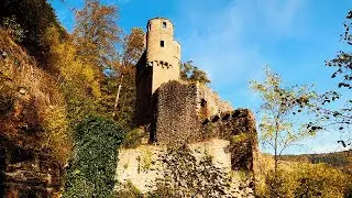 Gro&szlig;es BERGST&Uuml;CK musste WEICHEN - Burg Schadeck #4k