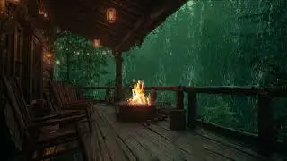 Soft Rain and Fire Sounds to Unwind, Relax, and Feel Calm at Home