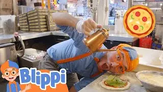 Blippi's Pizza Party | Blippi | Learning Videos for Kids