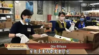 2021/03/15 Tzu Chi volunteers help with packaging processes in food bank
