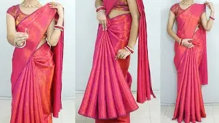 Amazing Saree Draping in Different Styles for Wedding | Learn to Drape a Silk Saree Perfectly