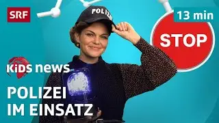 SRF Kids News: Einbrecher-Alarm &ndash; Unterwegs mit der Polizei | Kindervideos