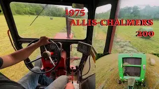 1975 Allis Chalmers 200 Baling Hay