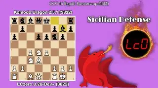 Top Match || Leela Chess Zero vs Komodo Dragon 2.5.1 - CCC 16 Rapid