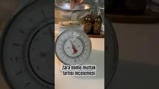 ZaraHome Mutfak Tartısı İnceleme & Kutu A&ccedil;ılışı &ndash; Şık ve Pratik! ⚖️✨  Retro Terazi #trending