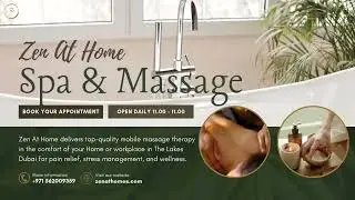 Luxury Aromatherapy Massage at Home in UAE - Zen At Home #aromatherapy #massage #mobilemassage #ae