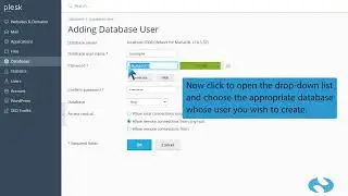How to Create a Database Username in Plesk 🗄️