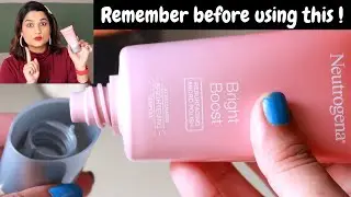 Neutrogena Bright Boost Micro Polish Review with Tips !