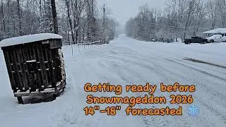 Getting ready before Snowmageddon 2026!14