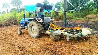😈POWERTRAC 439 PLUS THREE SILENDER😈|| made in ploghing harrow vlog|| village vibes✨✨||