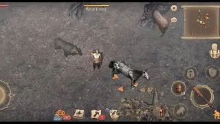 Grim Soul - Meet the Halloween horse😊/Aissa/Raiding level 5 stronghold (tier 1)