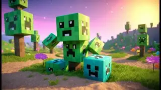 Minecraft Baby Creeper Lost His Sparkle Ball | Nursery Rhymes for Kids & Baby Songs