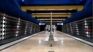 U-Bahn München Bahnhof Olympia-Einkaufszentrum U1 U3 (HD)