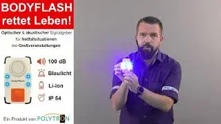 Body-Flash - optischer & akustischer Signalgeber f&uuml;r Rettungskr&auml;fte