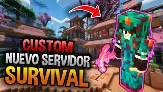 🔴 NUEVO Servidor Survival CUSTOM 2025 para #MINECRAFT 1.21 JAVA & BEDROCK 😱 | Sonrickslove