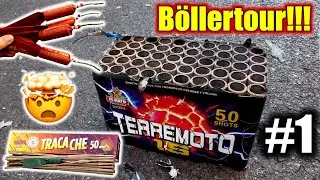 BÖLLERTOUR in der STADT | zwischen PALMEN FEUERWERK ZÜNDEN #1 Feuerwerk Compilation 2025🔥