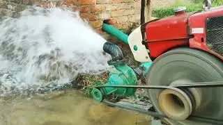power tiller water pump attachment||power tiller tractor water pump||Power tiller water pump
