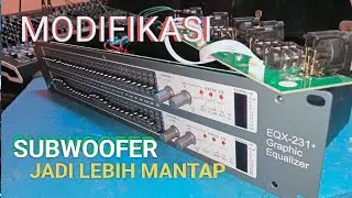 Modif equalizer DBX suara subwoofer lebih mantap