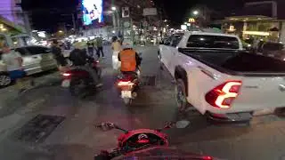 Honda CB300R test-drive on Second rd. and Soi Buhao