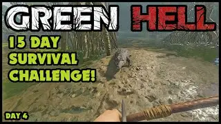 15 Day Challenge! | Permadeath Survival in Green Hell Mode | Survival Tips More Headshots on Day 4