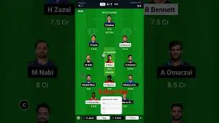 ZIM vs AFG Dream11, ZIM vs AFG Dream11 Prediction, Zimbabwe vs Afghanistan 2ND T20 Team Prediction
