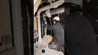 Placing new ventilation filter #tech #filter  #ships #work #fan #vent #fresh #air