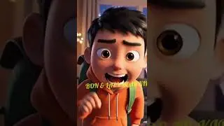 ONE Minute to Midnight! ⏳🎉 New Year Countdown FAIL (Kids 3D Cartoon) #shorts