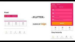 FLUTTER - UI CLONE OF ixigo (Part - 2) [ Radio || Container || ListView || Stack || Column || ]