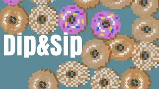 Dip and Sip : Donut Toss game play video