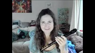 Recorder Composition: Five Directions on a Mollenhauer Modern soprano recorder in grenadilla