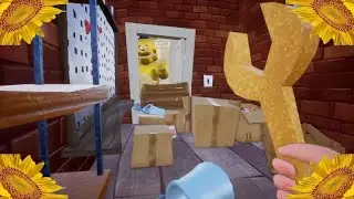 Fredbear пугает меня 12 минут и 29 секунд (мод Hello Neighbor: Fredbear Runaway)