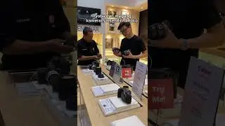 Nyobain kamera di toko kamera. Jangan di toko baju. 😃 
