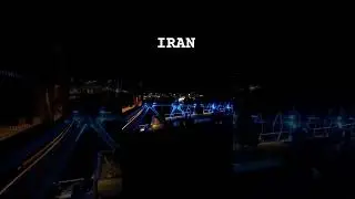 Night view of nature bridge,#Iran,Tehran. 🌃 #viral #shorts #ایران
