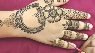 Very Beautiful Stylish Back Hand Mehandi ka design | Latest Easy Mehndi design for hands #04