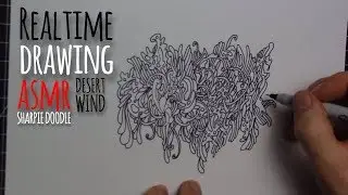 Drawing With JSheetz: Realtime Sharpie Doodle ASMR Desert Wind
